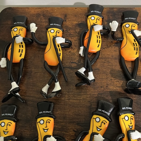 đź”´Vintage Planters Mr. Peanut Bendy Bendable Advertising Toy Figure LISTING FOR 1 - Picture 5 of 13
